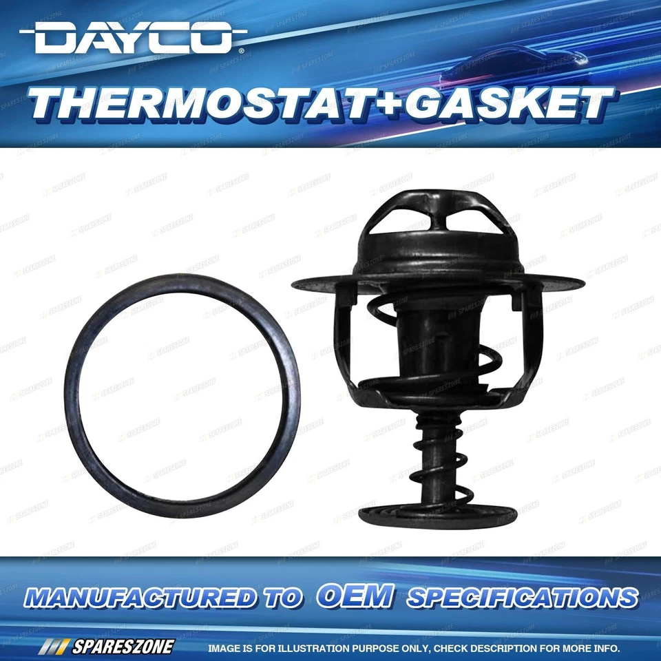 Dayco Thermostat + Gasket for Ford Ranger PJ PK 2.5L 3.0L 2006-2011 - image 2 of 2