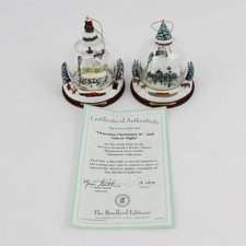 Thomas Kinkade Winter Places Schneekugel Set #6 Victorian Weihnachten II &