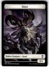 Zombie // Goat Double-sided Token x1 - Commander: Streets of New Capenna - NM
