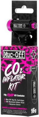 CO2 Inflator - Muc-Off Road Inflator Kit - CO2 and Pressurized Inflation Device