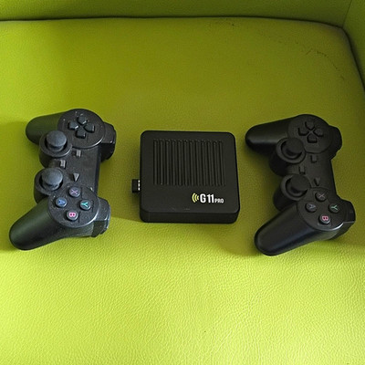 GAMEBOX G11 Pro Micro-Konsole 64 GB Schwarz, HDMI/LAN, inkl. 2 Controller