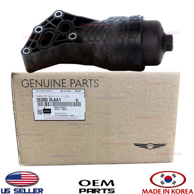  Genuine OEM   Engine Oil Filter Housing Kia Hyundai 2017-2026 3.3L 3.8L
