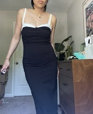 Reformation XS navy Maxi Dress