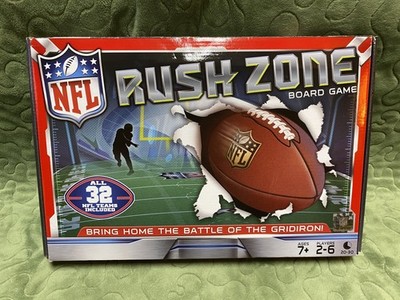 NFL Rush Zone Board Game All 32 Football Teams Included 2013 Complete In Box