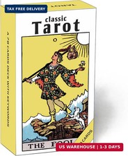 Classic Tarot Cards for Beginners With Meanings - 78 Card Deck Set for Learning
