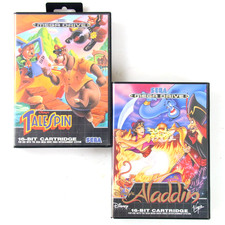 ebay® Auktion 188291744950 | Sega Mega Drive OVP Disney Aladdin + Talespin Gut Thumbnail of ebay® auction 188291744950 | Sega Mega Drive OVP Disney Aladdin + Talespin Gut