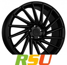Keskin KT17 Hurricane matt black painted 8x18" ET30 LK5 100 ML 57.1 Alufelgen...