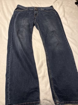 Tommy Bahama Denim Jeans Mens 36x32 Dark Wash Straight Leg Marlin Logo