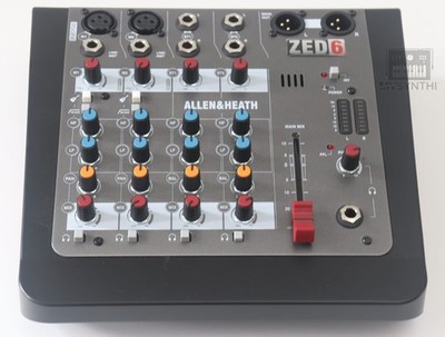Allen & Heath ZED-6 - 6-Kanal Mischpult + 2 Jahre Gewährleistung