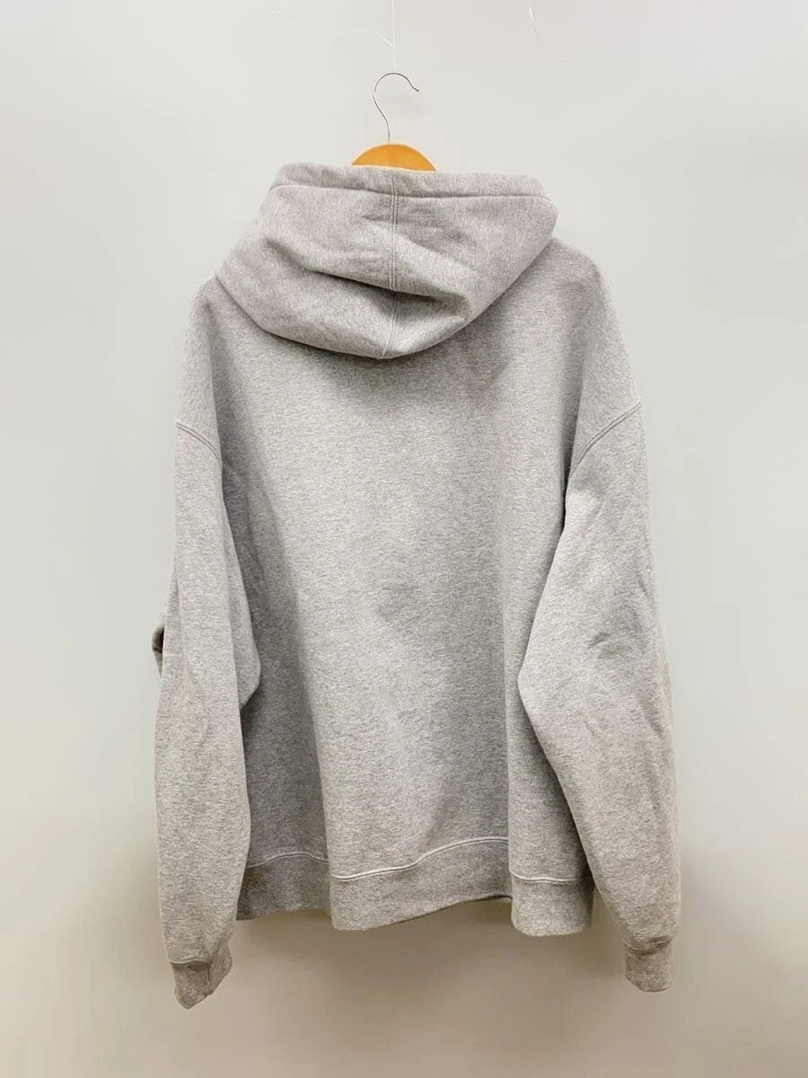 Felpa Supreme con cappuccio 23FW manica arco XXL cotone grigio usata