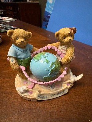 2003 Cherished Teddies Parker & Carly ''Spread Love Around the World'' - Spinning