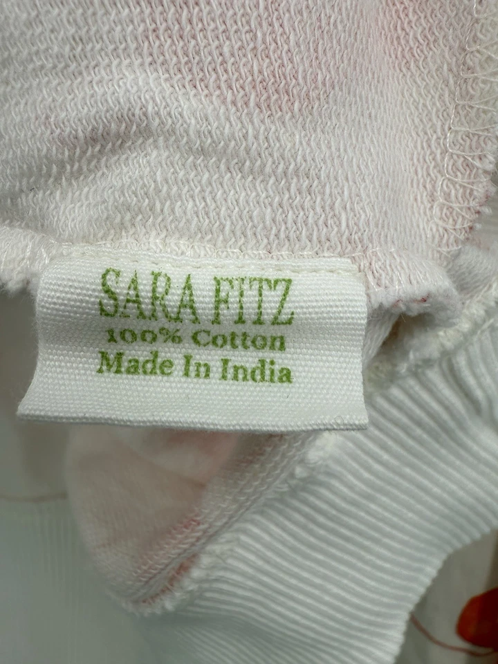 Suéter Sara Fitz Mujer Pequeño Langostas Costero Náutico Preppy Acogedor Algodón Foto 4 de 4