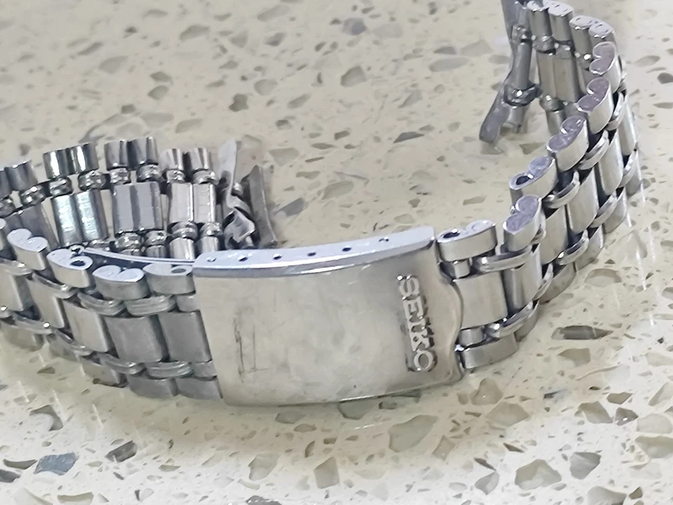 Оригинальный браслет SEIKO из риса 18 мм для Seiko 7005/6119/6139 автоматический 18 М - Изображение 2 из 4