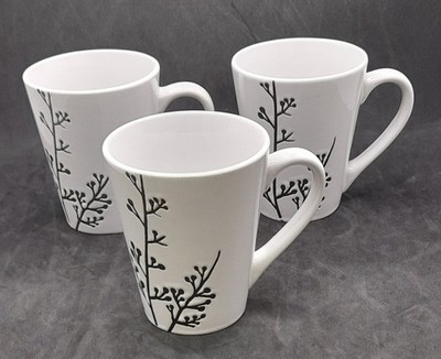 3er Set Trade Winds Geschirrbecher, weiß 10,5 cm hoch. Guter Zustand. Gebraucht