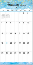 2026 Wall Calendar - 12-Month Monthly Wall Calendars, Jan. 2026 - Dec. 2026, Lar