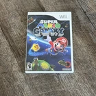 Super Mario Galaxy (Nintendo Wii, 2007) Complete In Box with Manual