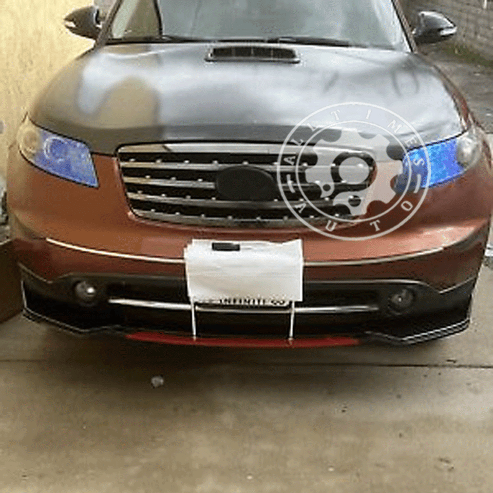Front Bumper Spoiler Panel RED Lip Body Kit For INFINITI FX35 FX37 FX45