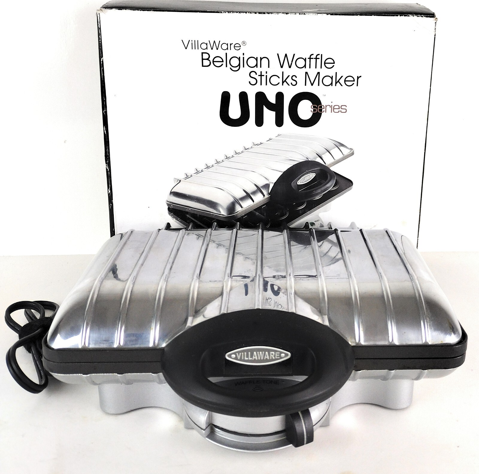 VillaWare Belgian Waffle 6 Sticks Maker UNO Series 2008 Breakfast