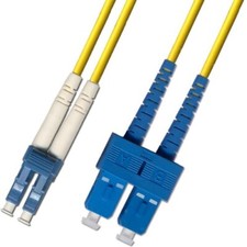300M Singlemode Duplex Fiber Optic Cable 9/125 LC SC Yellow Patch Cable Network