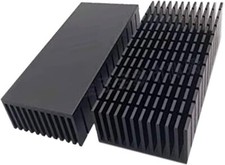 2pcs 40mm Heatsink Kit 120mm x 40mm x 20mm, Cooler Aluminum Heatsink for Cooling