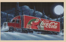 Coca Cola Christmas Truck Counted Cross Stitch CHART No. 4-311/2