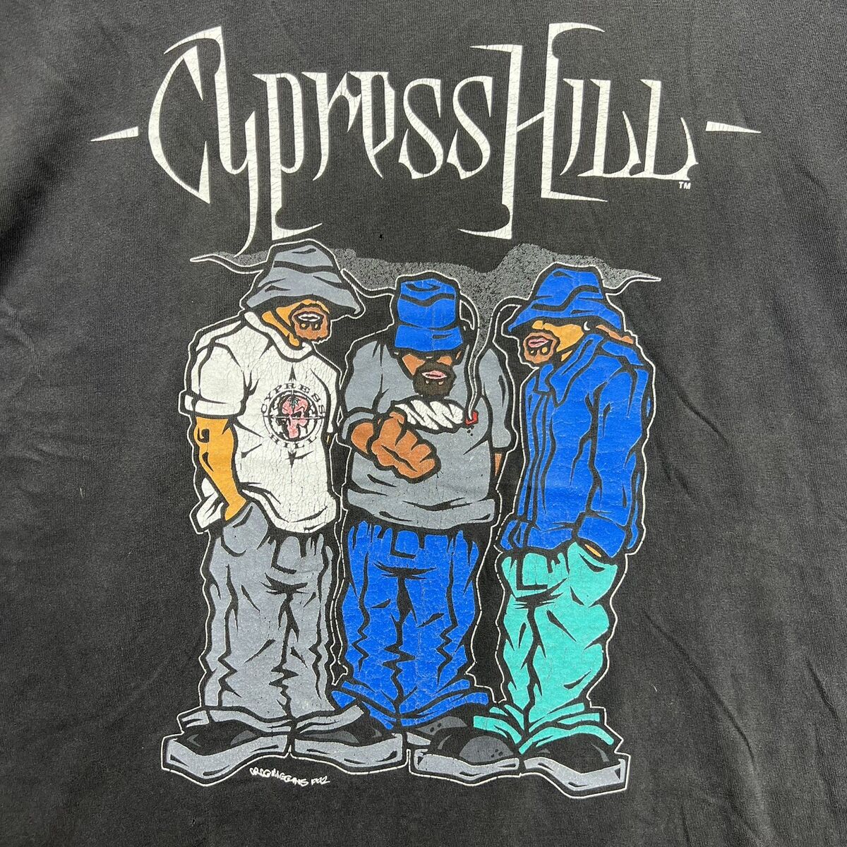 Vintage 1992 Cypress Hill Blunted T-Shirt Sz XL 90s Rap Tee Hip Hop Promo  Weed