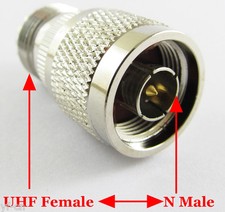 1pc Brass N Type N Male to UHF SO239 Female Jack straight RF Adapter connector