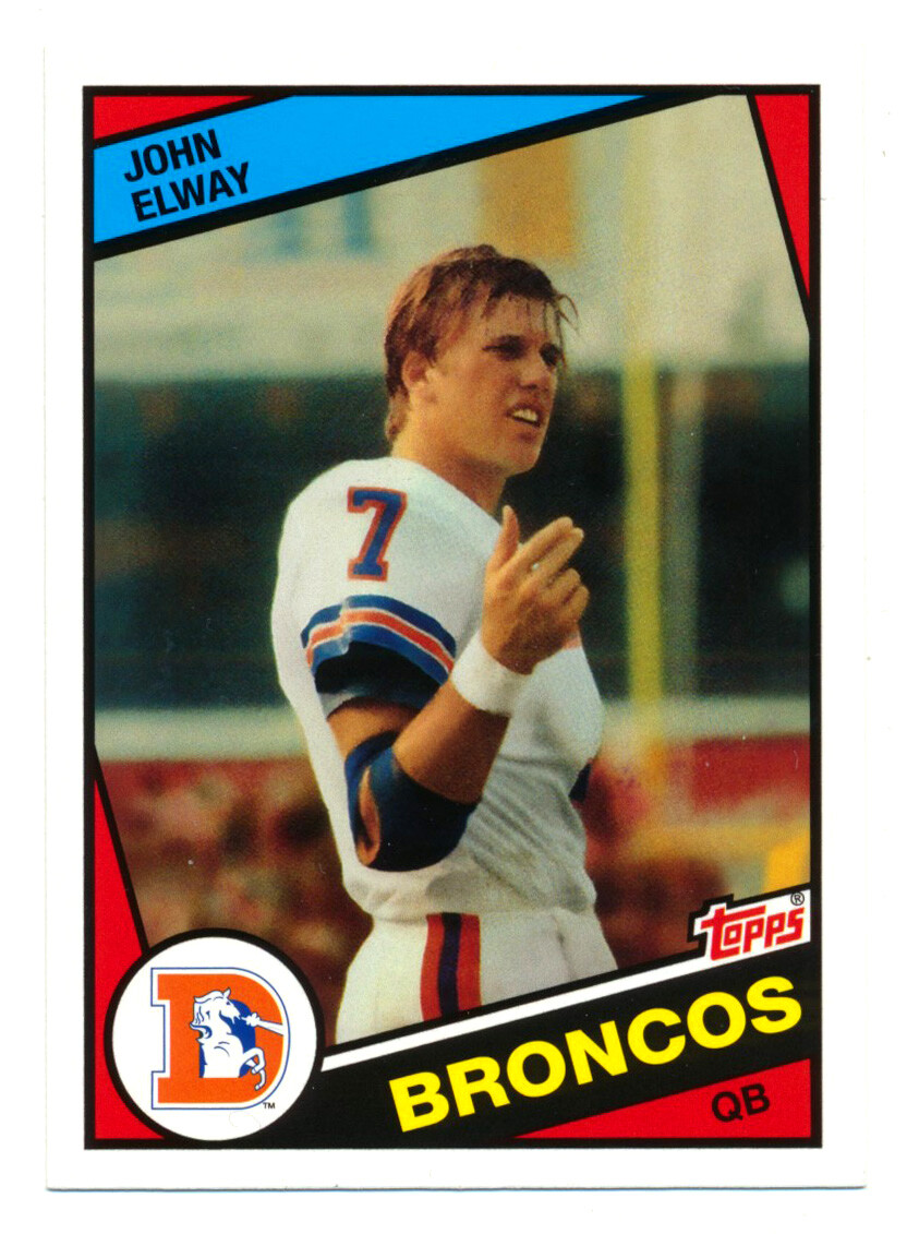 2012 TOPPS JOHN ELWAY 1983 RC ROOKIE REPRINT DENVER BRONCOS HALL 