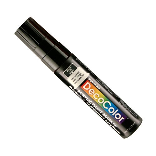 of America 415-C-1 15 MM Decocolor Acrylic Marker Black