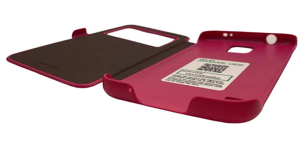 Funda abatible AnyMode View para Samsung Galaxy S5 rosa Foto 4 de 4
