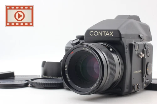 [Top MINT] CONTAX 645 Film Camera Planar 80mm f2 Lens MFB-1A 120 220 From JAPAN