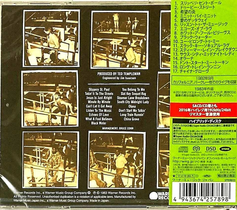 The Doobie Brothers SEALED BRAND NEW CD(SACD Hybrid) "Farewell Tour" Japan OBI - Image 2 of 3