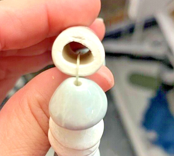 Candace Loheed Beaded Ruby Z Necklace - Parrot Pe… - image 4