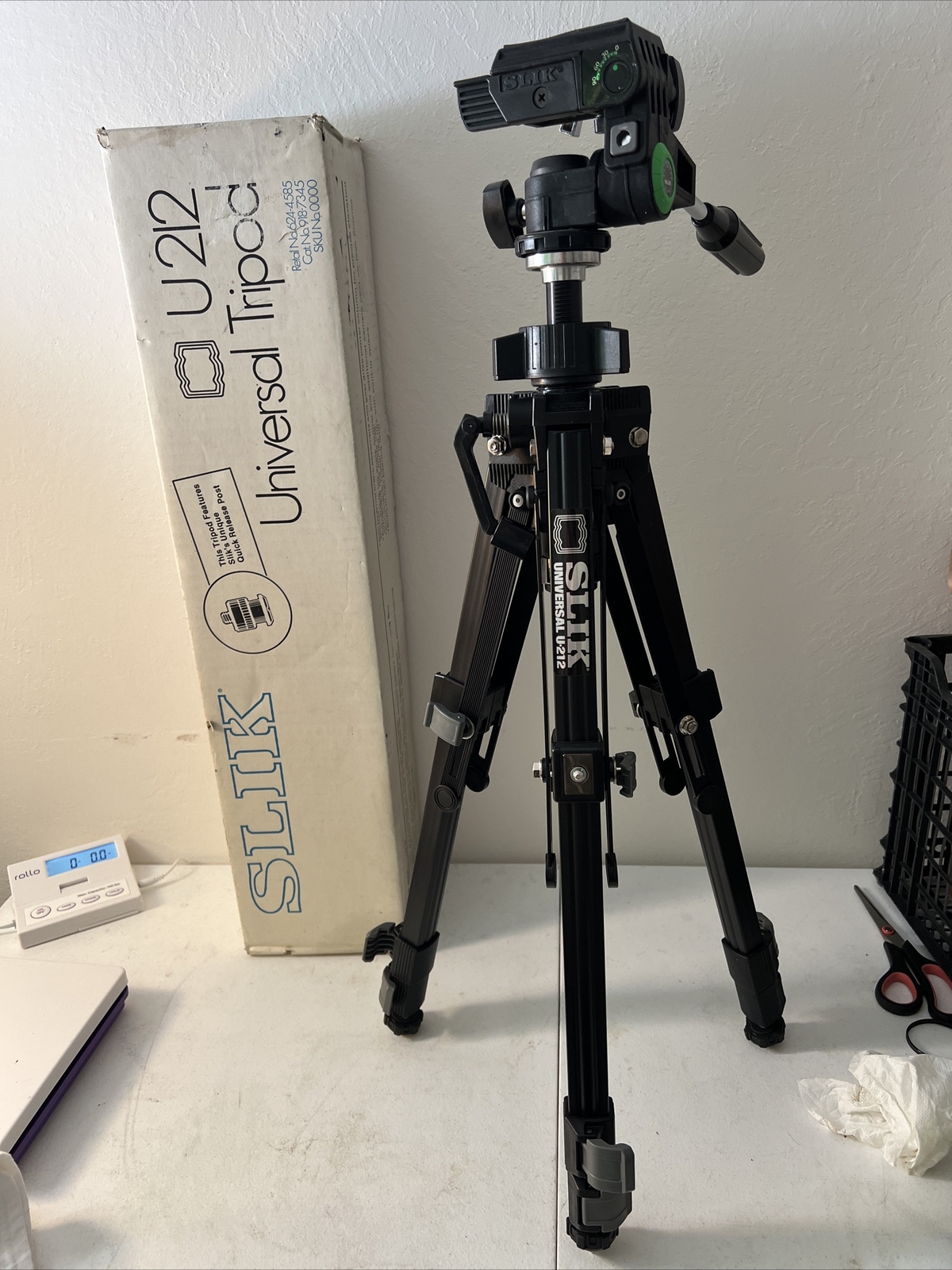 SLIK U212 Deluxe Camera Tripod With Box Made In Japan Vintage 36791122126 eBay