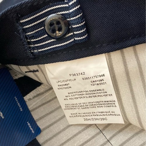 Dickies Boys Flat Front Dress Pants Size 20 Husky Lot Navy Khaki Adjustable NEW - Picture 5 of 9