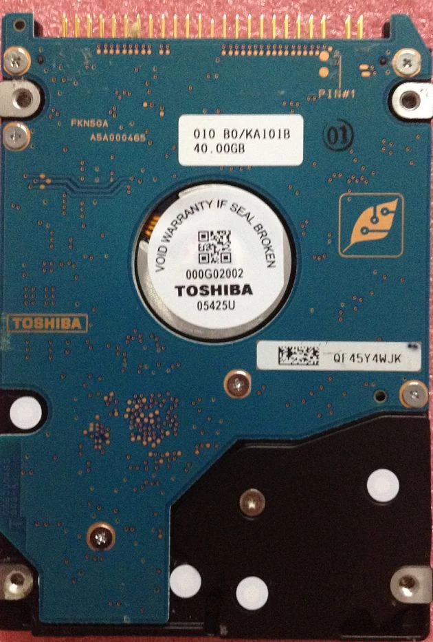 Toshiba MK4025GAS 40 GB 40GB 4200 RPM 2.5" IDE PATA Hard Drive For Laptop HDD - Image 2 of 2