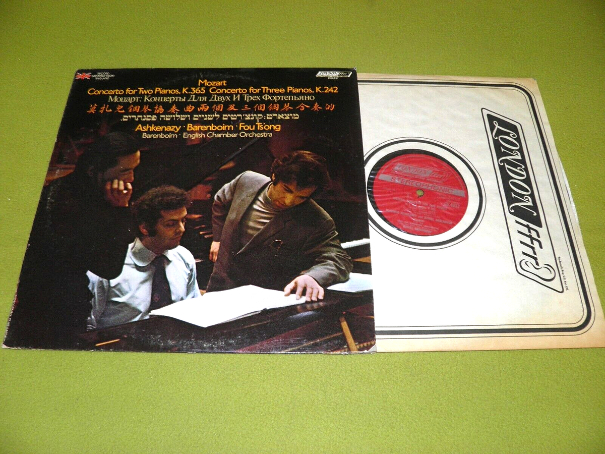 Mozart 2 & 3 Pianos Concertos - Ts'Ong Barenboim Ashkenazy CS 6937