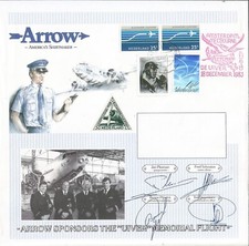 Envelope The Uiver Memorial Flght Amsterdam-Melbourne 1983 signed