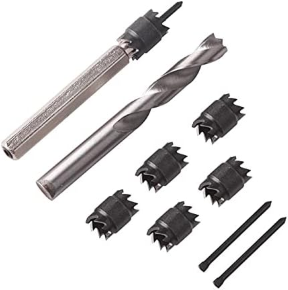 TOPWAY 9PCs Taglierina per Saldatura a Punti, Taglierina per Fori in Lamiera, Se