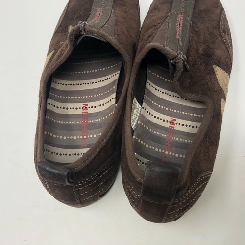 Zapatos Merrell Barrado para mujer 8,5 marrón castaño gamuza sin cordones ligeros activos - Imagen 3 de 8