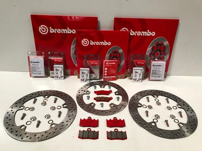 Brembo Bremsscheiben Bremsbeläge Schrauben Floater vorne + hinten BMW R 1200 GS