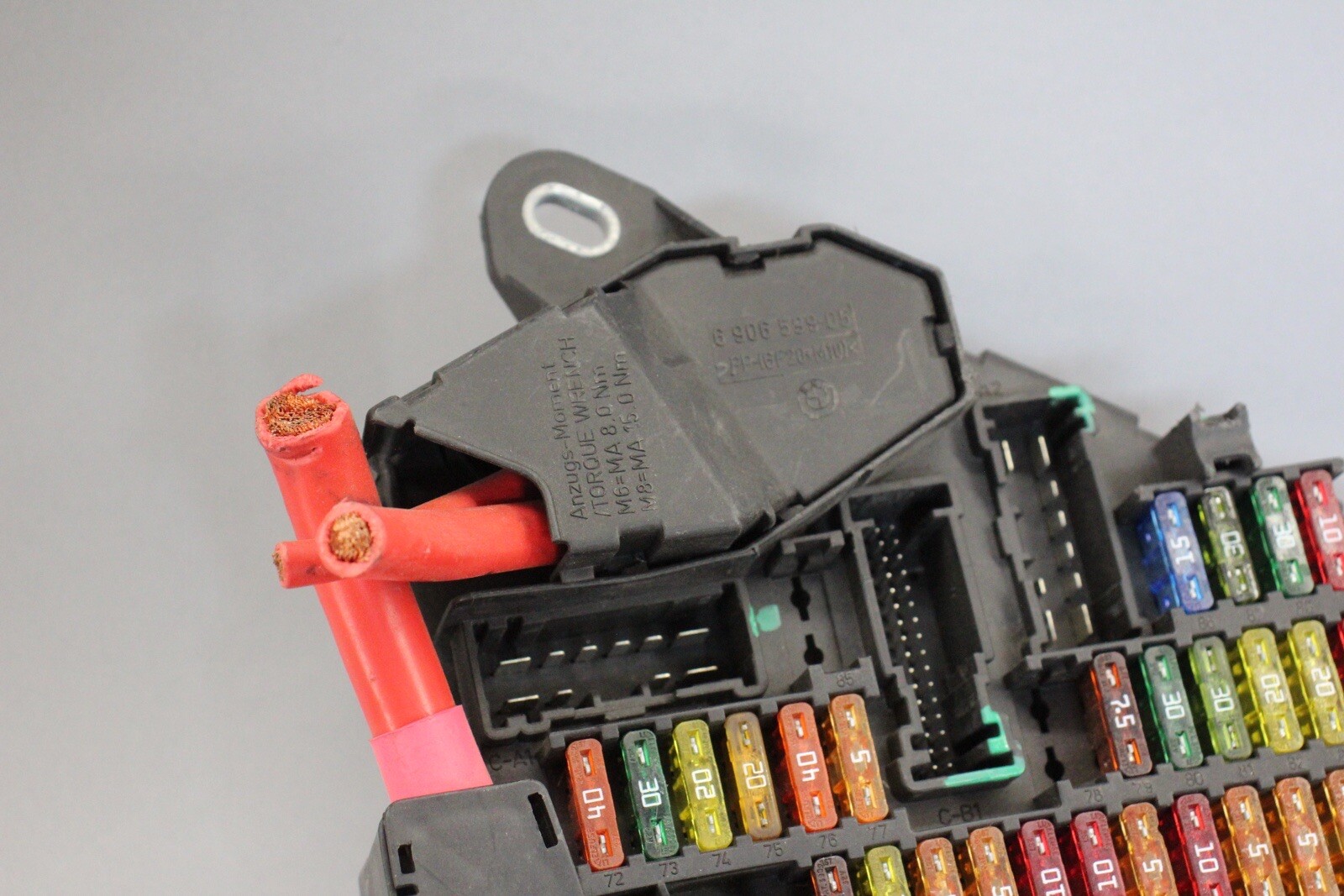 0405 BMW E60 545i Fusebox Fuse Box Relay Module Unit Trunk 6906558 OEM eBay