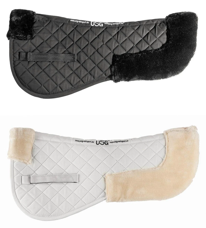 Sattelunterlage Baumwolle/ softes Webpelz maschinenwaschbar 60,5 cm usg