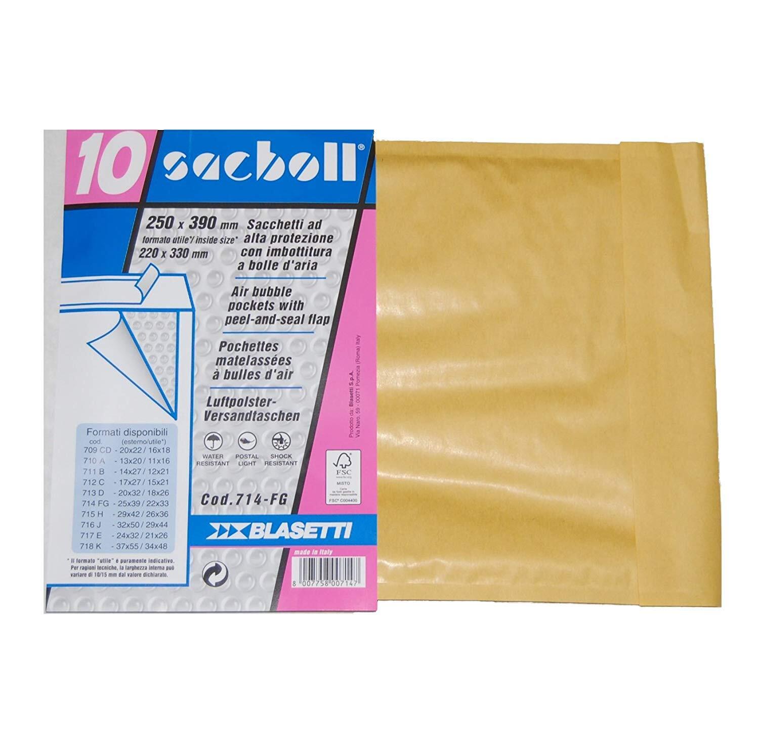 BLASETTI SACBOLL 10 BUSTE IMBOTTITE 25 X 39