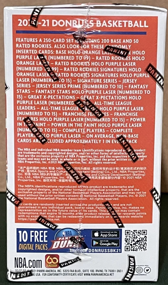 2020-21 Panini Donruss NBA Basketball Blaster Factory Sealed - Edwards Ball RY - Image 2 of 4