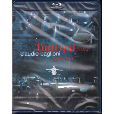Claudio Baglioni   BRD Blu Ray Tutti Qui Tour 2006 2007 / Columbia Sealed