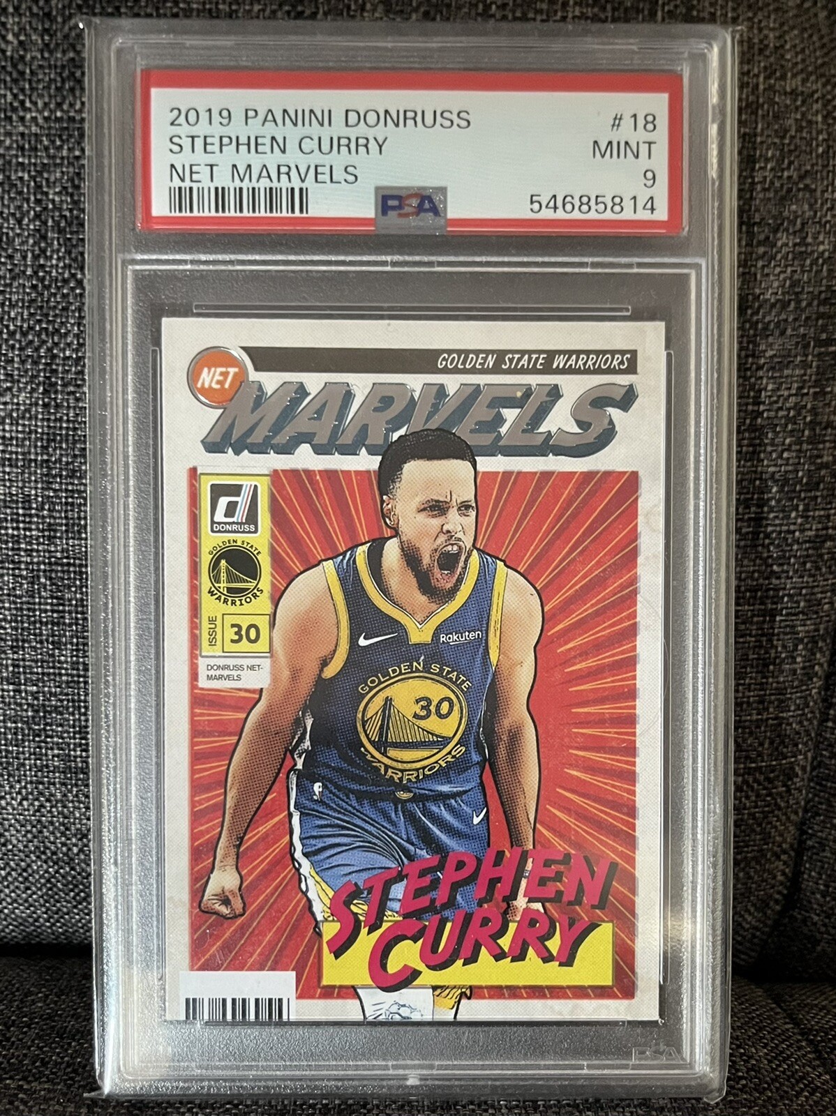 2019-20 Panini Donruss - Net Marvels #18 Stephen Curry PSA 9