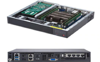 SuperMicro SYS-E300-9D Server CSE-E300 + X11SDV-4C-TLN2F + MCP-250-10128-0N