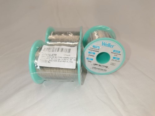 1 Pcs Of Weller T0051404899 WSW SCN M1 Solder Wire 0.3mm 100g - Picture 3 of 7