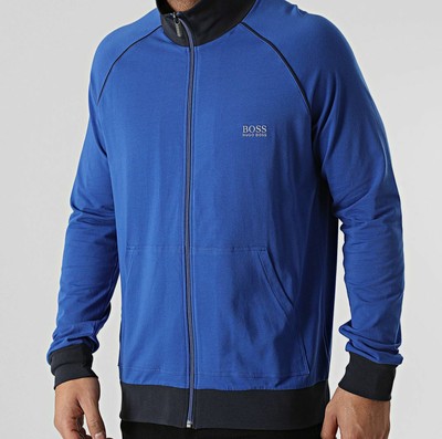 Long Sleeve Logo Sweater Jacket Size 